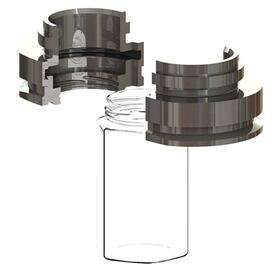 Glass bottle neckring