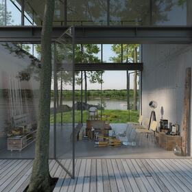 3D 360 panorama of a residential property
