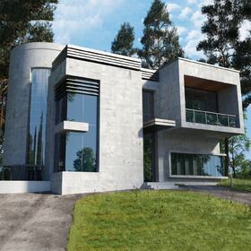 Villa exterior design