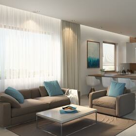 Living room rendering
