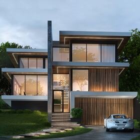 Single family home rendering
