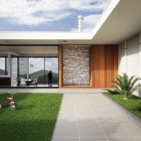 Backyard garden rendering
