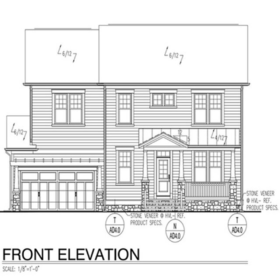 Two floor family house
