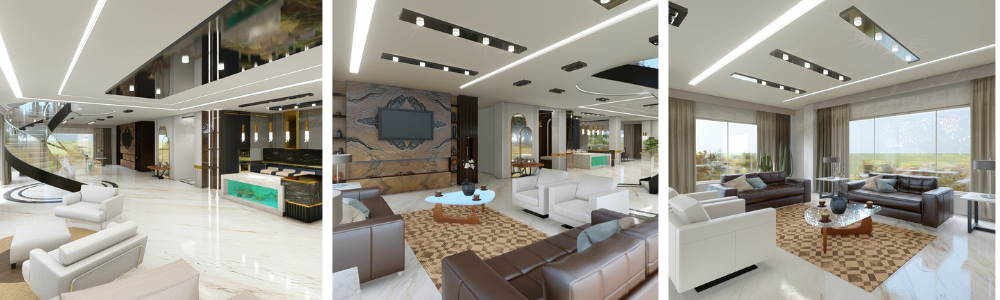 Interior Architectural rendering